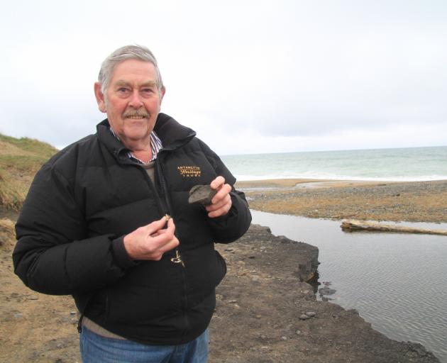 Volunteer David Harrowfield, with help from the Waitaki District Council, has removed hundreds of...