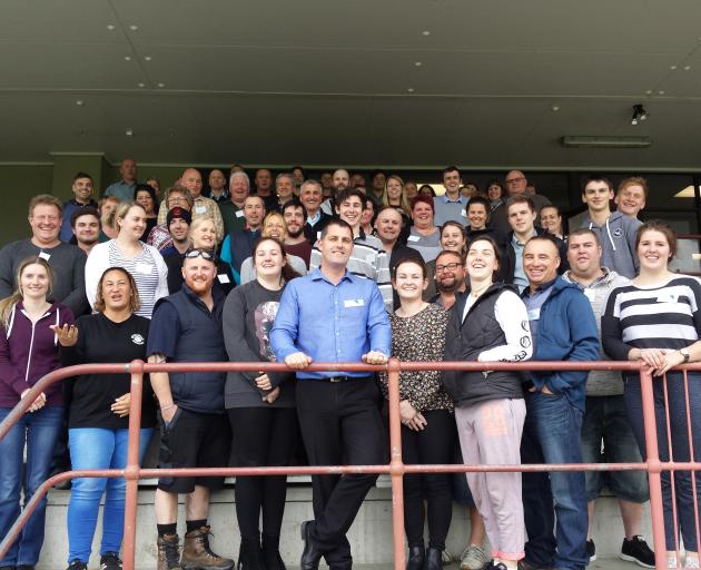 Fifty new staff members have been welcomed at Fonterra Clandeboye as a result of its mozzarella plant expansion, which is yet to be completed. Photo: Supplied