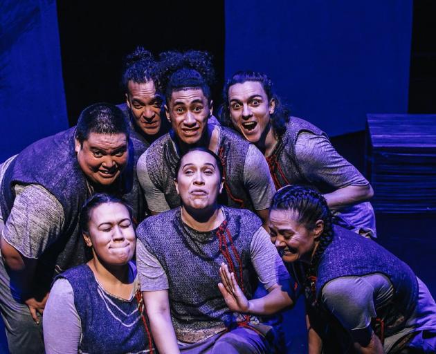 Denyce Su’a (front left) with the rest of the cast of The Wholehearted. Photo: Supplied