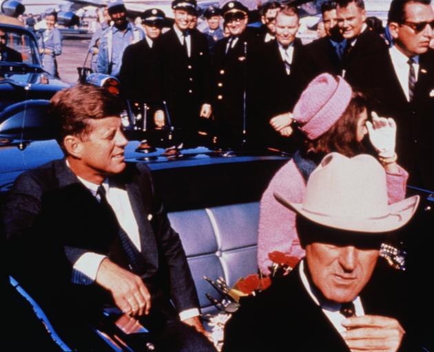 John and Jackie Kennedy with John Connally shortly before the shootings in Dallas, Texas. Photo: Getty Images