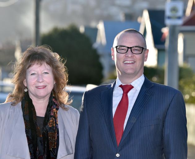 Clare Curran and David Clark. Photo: ODT