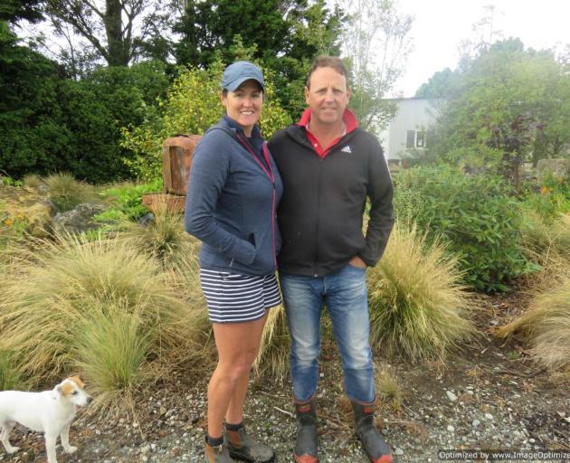 West Range farmers Bronnie and Derek Chamberlain, of Western Southland, encourage other farmers to give the Ballance Farm Environment Awards a go for the benefits it has in farm feedback. Photo: Supplied