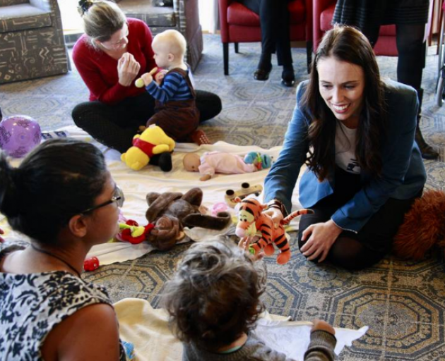 Prime Minister Jacinda Ardern made children the centre of her campaign platform. Photo: NZ Herald