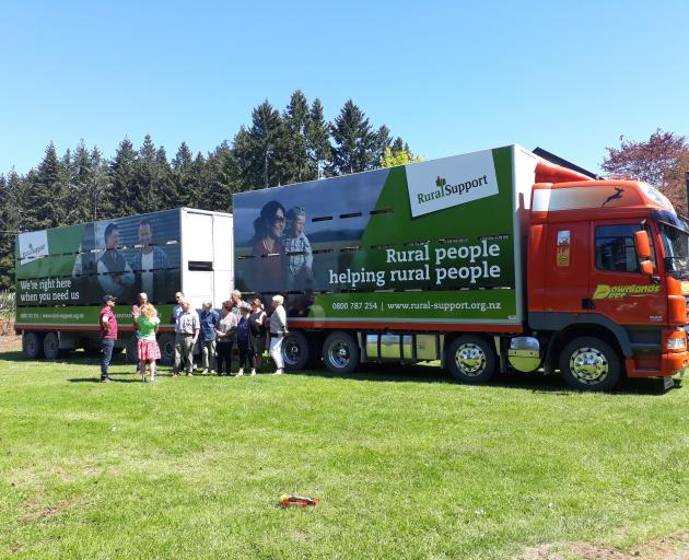 In an effort to grow RST awareness, the group partnered with Downlands Deer, which has provided one of its trucks as a mobile billboard. Photo: Supplied