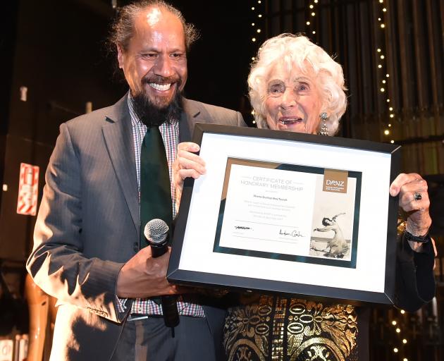 Dance Aotearoa New Zealand chief executive Anton Carter makes influential dancer Shona Dunlop...
