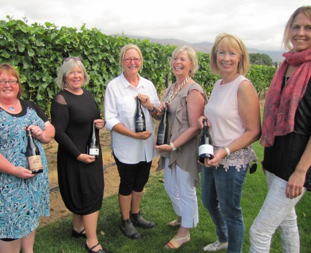 Central Otago Winegrowers Association executive officer Natalie Wilson (right) and Central Otago...