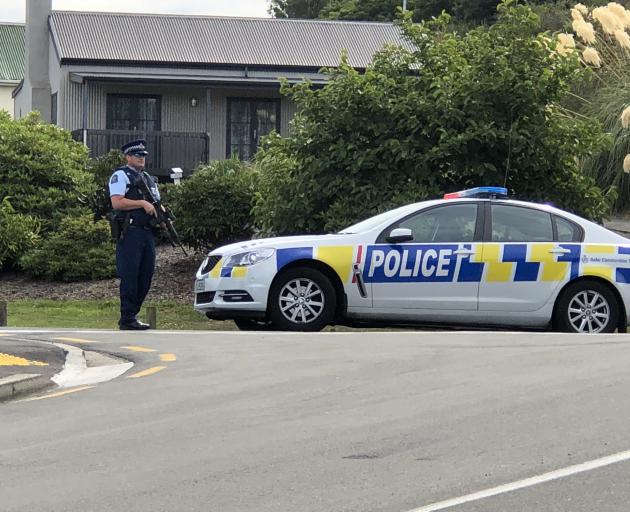 Armed police have been called to Caversham after reports a man was seen with a gun. Photo: Craig...