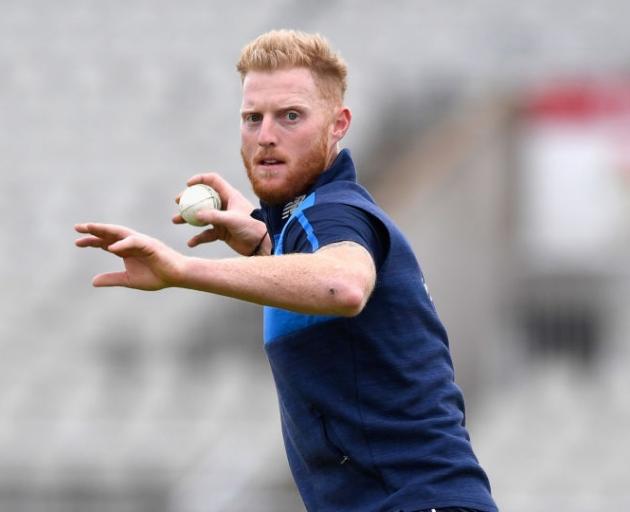 Ben Stokes at training for England. Photo: Getty Images