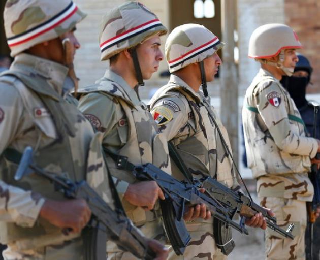 Military forces are seen in North Sinai. Photo: Reuters