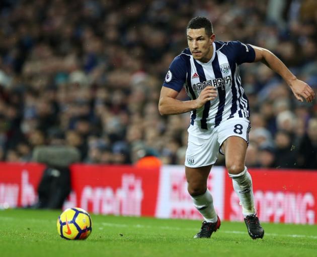 Jake Livermore in action for West Bromwich Albion. Photo: Getty Images