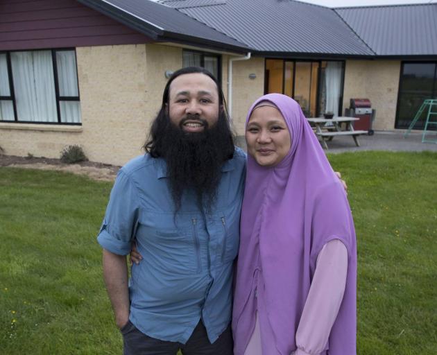 Reza Abdul-Jabbar and his wife Silvia. Photo: NZ Herald