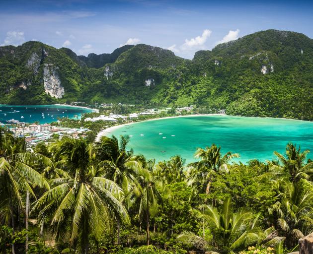 The woman's body was found floating off Phi Phi Island on Wednesday local time. Photo: Getty Images
