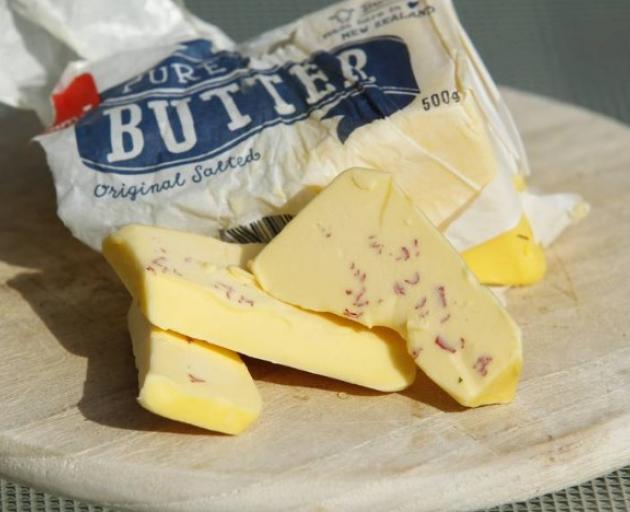 When Tania Whyte sliced through a block of butter there was a bit of a surprise. Photo: Supplied