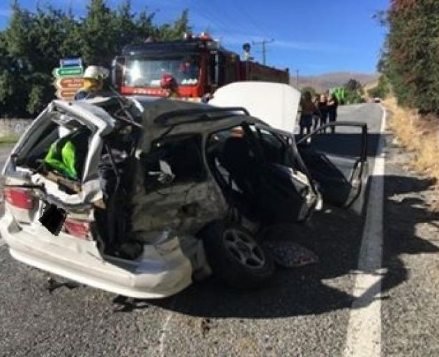 Four people have been taken to hospital following a crash near Arrowtown this evening. Photo:...