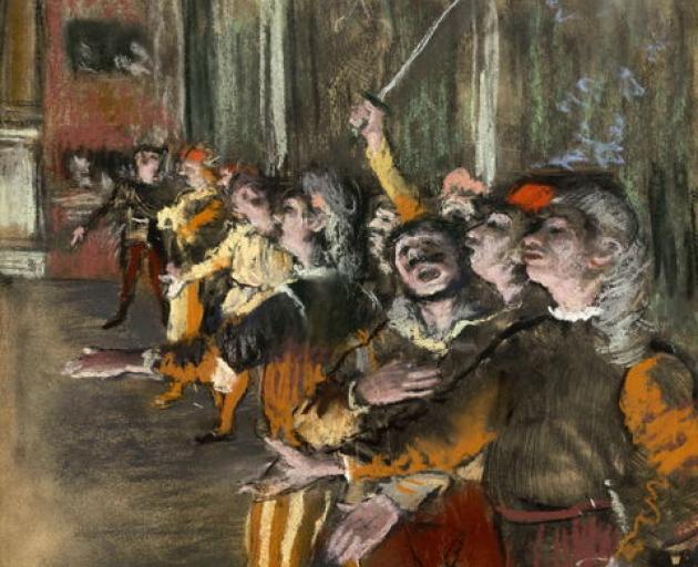 Les Choristes by Edgar Degas. Image: Wikicommons