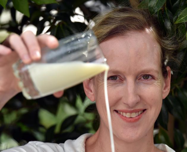 Dr Tamlin Conner, of the University of Otago, has been researching aspects of managing food allergies, including to milk products. Photo: Peter McIntosh