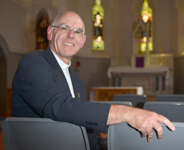 Bishop-elect of the Dunedin Catholic diocese Fr Michael Dooley in the St Joseph's Cathedral chapel. Photo: Gregor Richardson