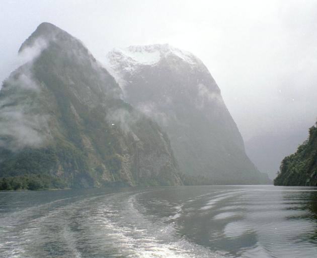 Hundreds of tourists have been airlifted after a slip at Deep Cove, Doubtful Sound. Photo: Getty...