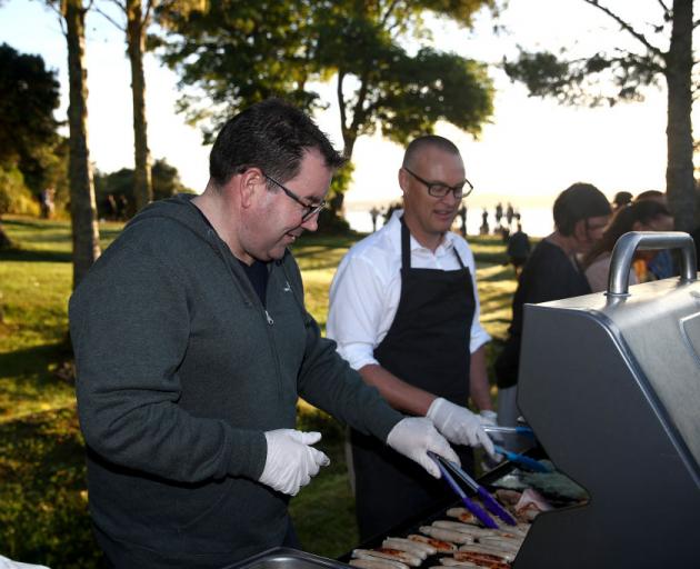 Finance Minister Grant Robertson (left) has plenty of food for thought as he cooks up his May Budget with his Associate Finance Minister David Clark. Photo: Getty Images