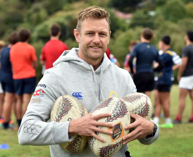 New Otago Rugby Football Union player development manager Paul Galland, at Moller Park this week. Photo: Peter McIntosh