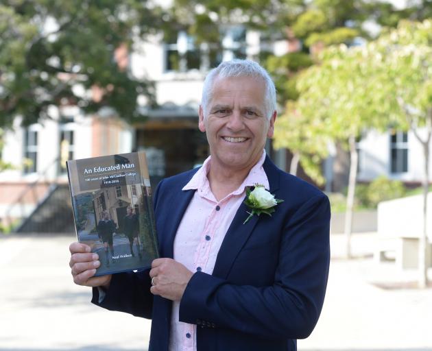 Dunedin author and former John McGlashan pupil Neal Wallace says he felt a bit of pressure...