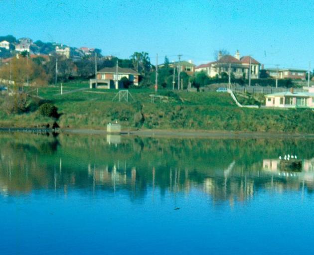 Stuart Lukeman shares two photos of the reclamation of the Andersons Bay inlet. The first he recalls was taken in late 1961, before the inlet was filled in. Photos: Stuart Lukeman