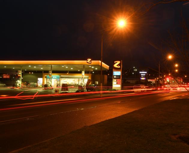 Z Energy’s petrol station in Andersons Bay Rd, Dunedin. Photo: Stephen Jaquiery