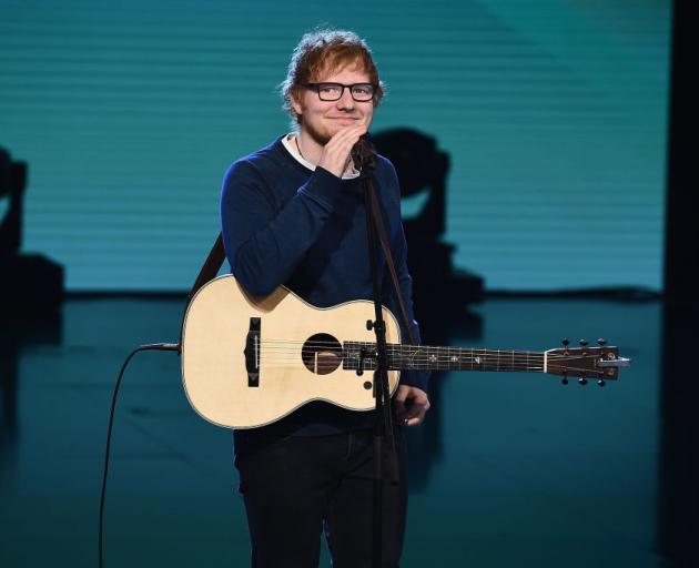 Singer Ed Sheeran is giving two performances in Dunedin next year. Photo: Getty