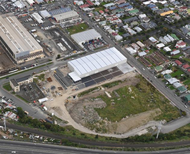 The new Fletcher Steel business hub on the former Carisbrook site. PHOTO: STEPHEN JAQUIERY
