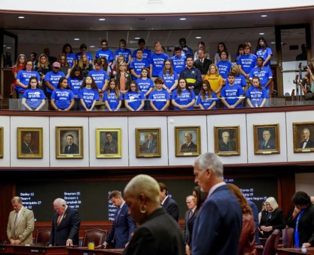 Students from Marjory Stoneman Douglas High School meet with Florida state legislators in Tallahassee. Photo: Reuters Students from Marjory Stoneman Douglas High School meet with Florida state legislators in Tallahassee. Photo: Reuters