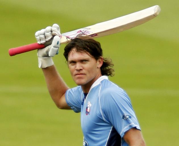 Lou Vincent during his playing days for the Auckland Aces. Photo: Getty Images