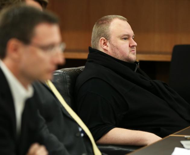 Kim Dotcom attending a court hearing. Photo: Getty Images