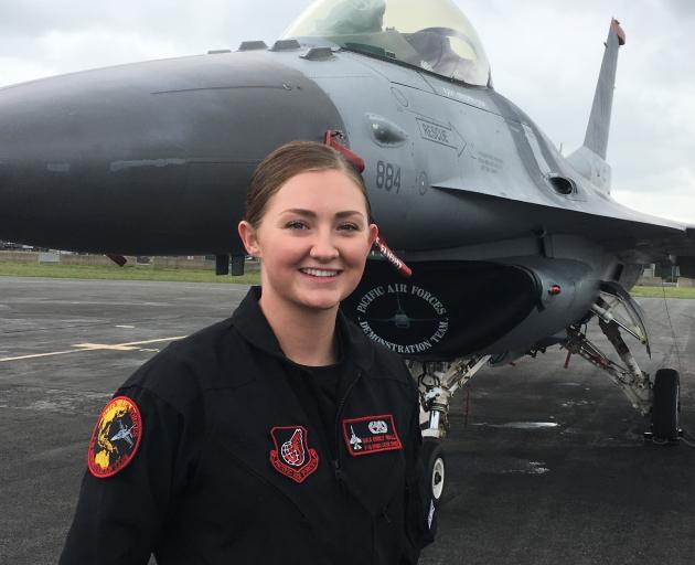 Senior Airman Emily Wall says there are a number of women making their mark in the United States Air Force. Photo: David Hill