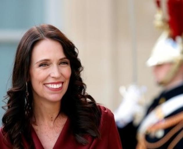 Facebook chief operating officer Sheryl Sandberg detailed Ardern's rise from political prodigy to the youngest female prime minister in the world. Photo: Reuters