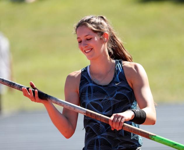 Eliza McCartney at the New Zealand championships earlier this year. Photo: Getty Images