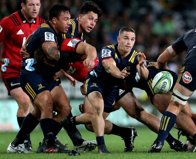 Kayne Hammington in action against the Crusaders. Photo: Getty Images