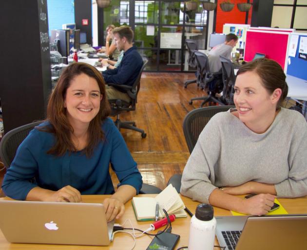 Burcu Cakmak (left) and Kate Gray are behind the launch of online skill-sharing site Pikaado....