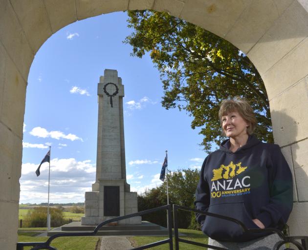 April Hayes Dickson is speaking at Anzac Day commemorations today.