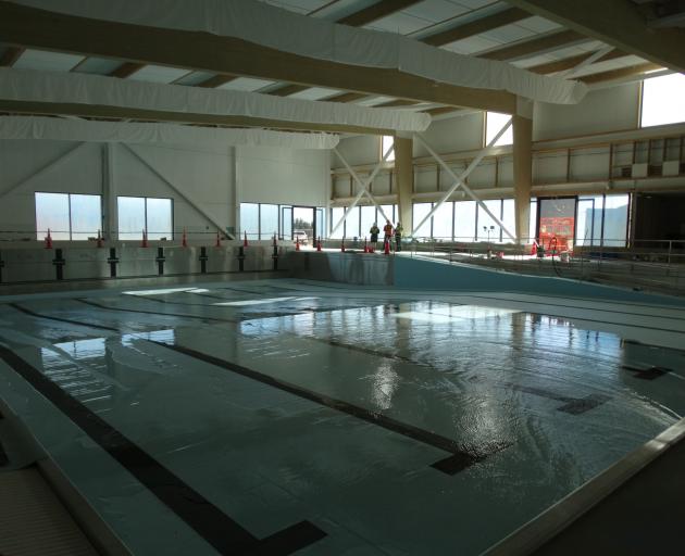 The new Wanaka Pool began to be filled up for the first time yesterday. A decision on the opening...