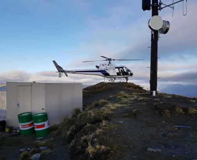 The Roys Peak communications facility.PHOTO: ODT FILES