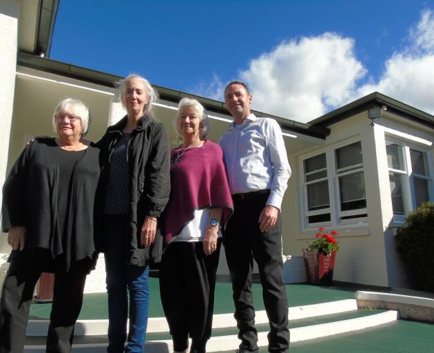 The children's village in Roxburgh is closing. Kaumatua Frances Diver (L-R), Chief Executive Dr Fiona Inkpen, board member Helen Eskett and Regional Operations Manager Dwight McDowell. Photo: Simon Henderson