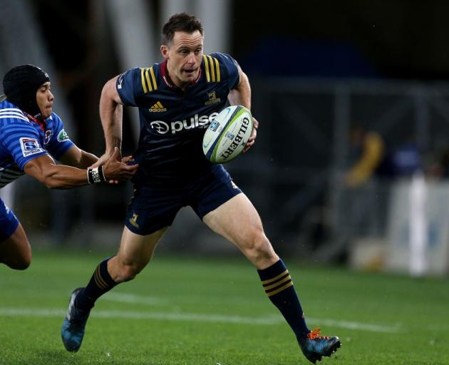 Ben Smith will equal Anton Oliver's record for most games played for the Highlanders. Photo:...