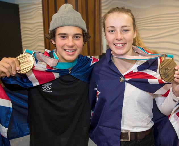 New Zealand Winter Olympic Games medal winners Nico Porteous and Zoi Sadowski-Synnott are among...