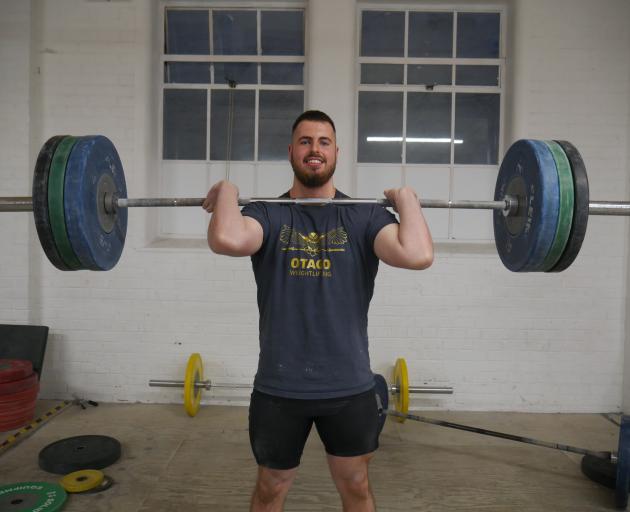 Weightlifter Josh Homersham has been named in the New Zealand team to compete at the 2018 Oceania Senior, Junior and Youth Cham­pionships in New Caledonia next month. PHOTO: JESSICA WILSON