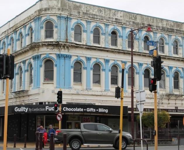 The site of the proposed hotel on the corner of Don and Dee streets in Invercargill. Photo:...