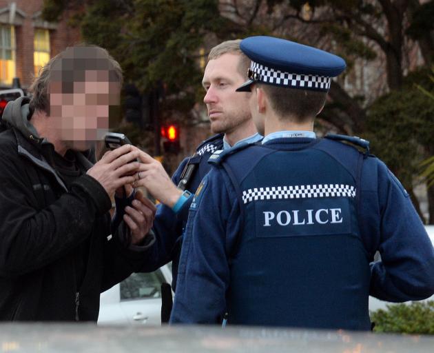 An allegedly drunk man who was seen trying to drive a vehicle in the car park of a Dunedin bottle...