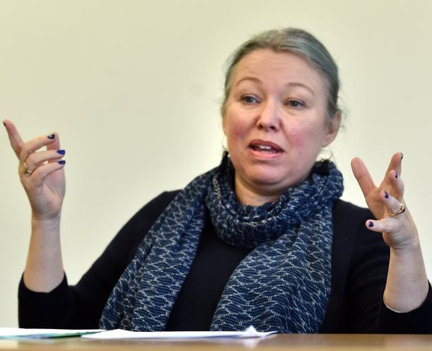 Dunedin City Council acting general manager for infrastructure and networks Leanne Mash yesterday...