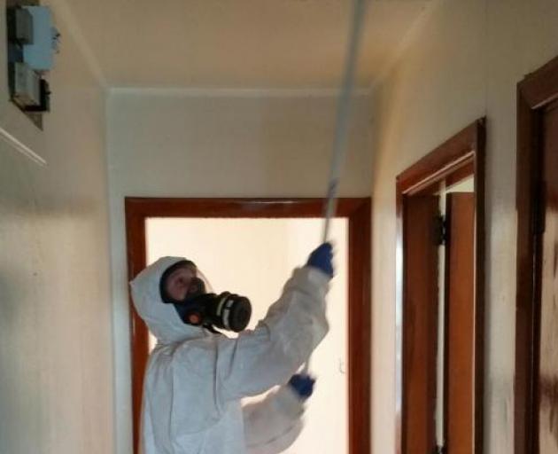 A home being decontaminated in 2016. Photo: ODT files