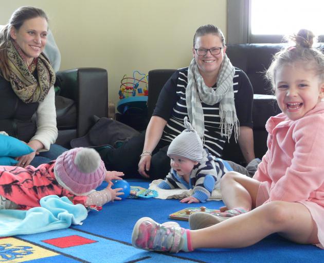 Preparing to celebrate Balclutha Parents Centre’s 30th anniversary later this month are (from...