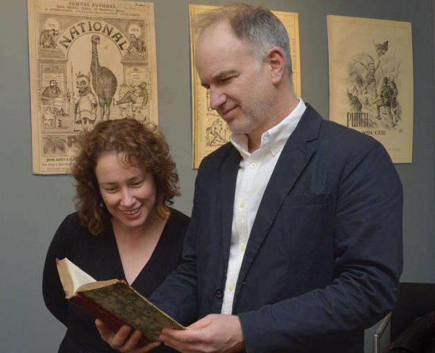 Dr Grace Moore, a visiting scholar from the University of Melbourne, and Dr Tom McLean, of the...
